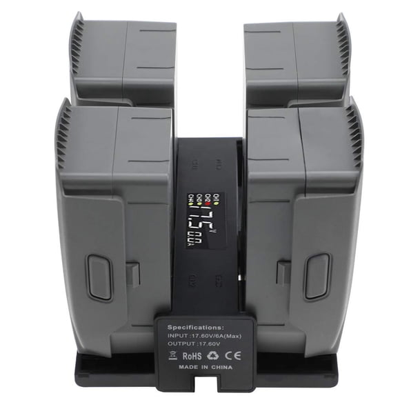 Cargador de Baterías Hanatora Mavic 2 Plegable con Pantalla LCD