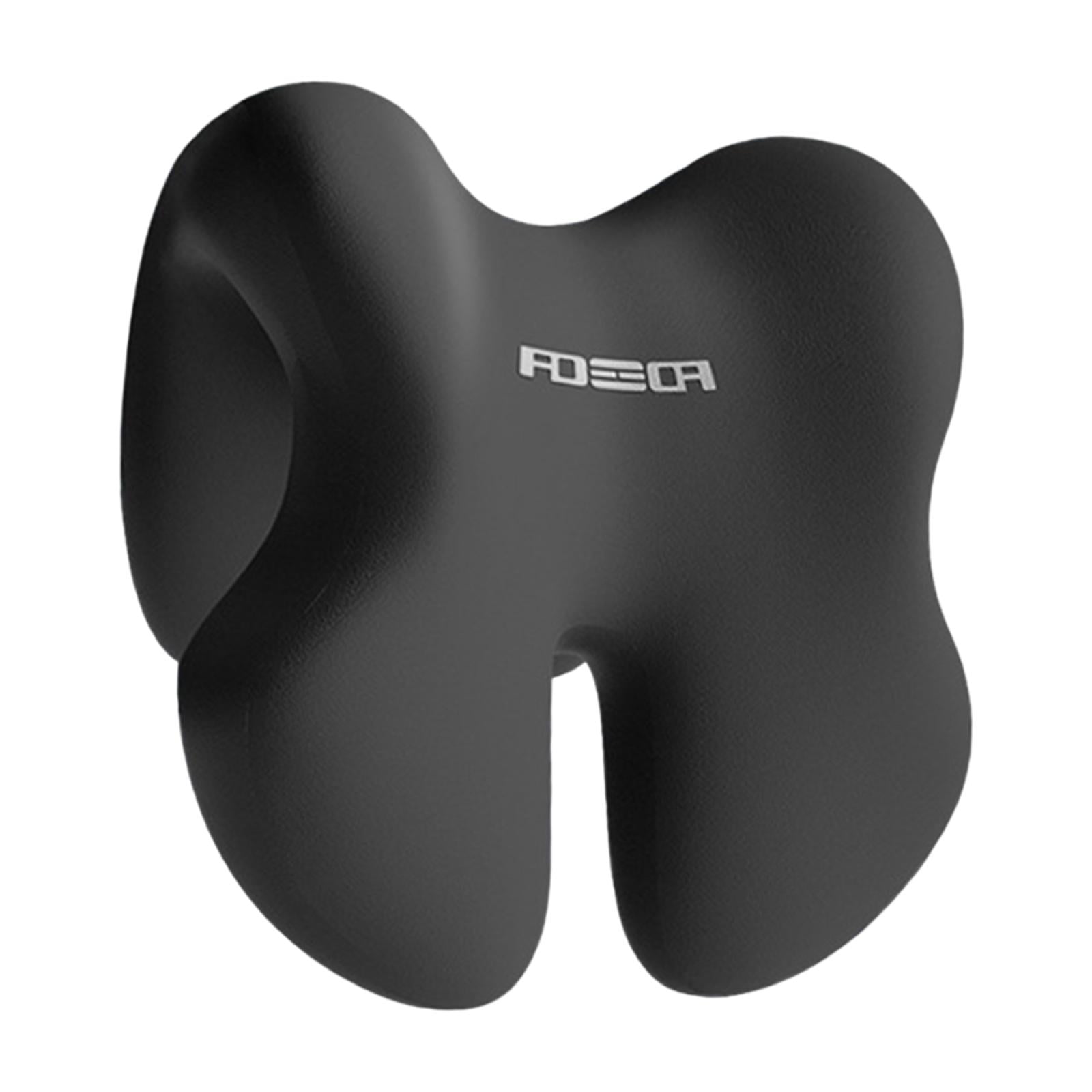 Bothyi - Almohada Cervical Lavable Para Silla De Oficina, Sofá, Avión, Trabajadores, Sala De Estar, Color Negro