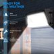 thumbnail image 5 of Paquete de luces LED de pared Flakeeper, 120 W, sensor del anochecer al amanecer, paquete de 2, 5 of 7