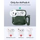 thumbnail image 2 of Funda para AirPods 4 ESR HaloLock Cyber Series con protección contra caídas, 2 of 9