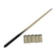 thumbnail image 5 of Varilla de billar de madera para niños, goma suave, protección de cola, punta de taco antiexplosión, barra de billar, accesorio profesional ligero 50 centímetros, 5 of 5