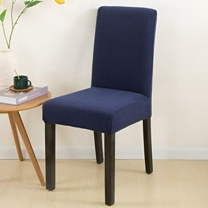Genérico - Pack De 6 Fundas Cubre Sillas De Comedor Cuadrille Azul