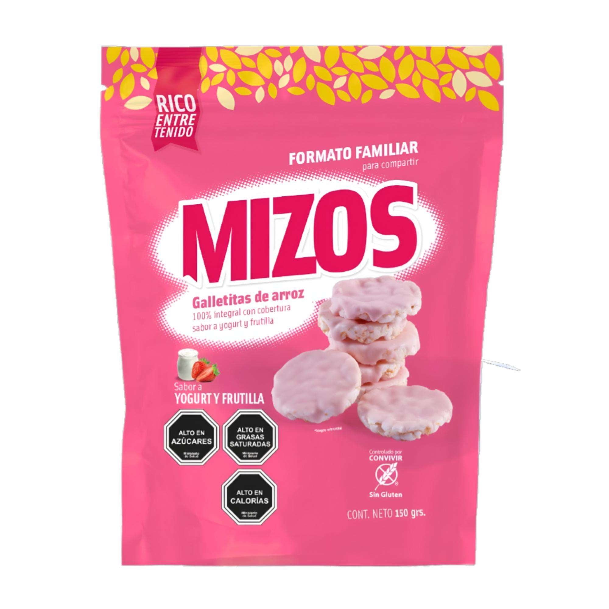 Galleta De Arroz Mizos Yogur Frutilla