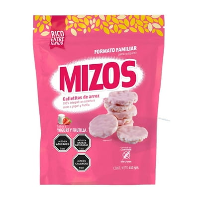 Galleta De Arroz Mizos Yogur Frutilla