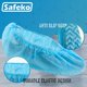 thumbnail image 3 of Cubrezapatos desechables SAFEKO, paquete de 100, antideslizantes, azules, 3 of 6
