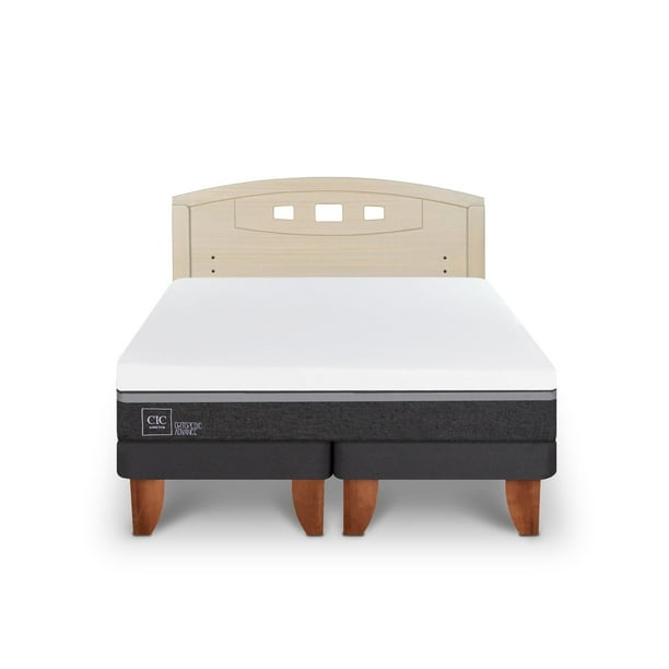 Cama Europea Europea Ortopedic Advance 2P Bd Respaldo Gales 2 Plaza Base Dividida