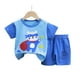 thumbnail image 1 of Pijama Niño Algodon Manga Corta Short Oso Super Heroe azul 18, 1 of 2