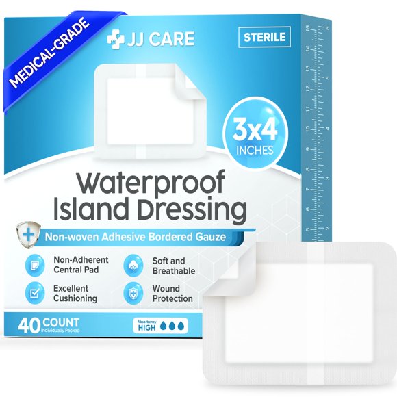 Apósito tipo isla JJ CARE 8x10 cm Pack de 40 - Impermeable