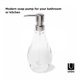 thumbnail image 4 of Bomba de jabón Umbra Droplet, acrílico transparente, 285 ml, 19 cm, 4 of 9