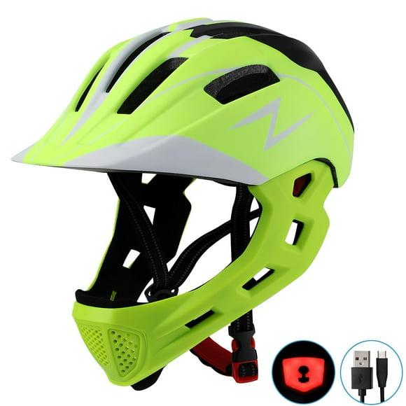 Casco Integral Infantil Bici 2 En 1 Slight Verde LuBabycas