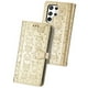 thumbnail image 1 of Funda Cartera FOXDOCK para Samsung Galaxy S22 Ultra , Flip PU con Relieve de Gatos y Perros, Tarjetero y Soporte, 1 of 6