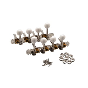 Magideal - 2 Clavijas De Afinación De Guitarra, Afinadores, Clavijas De Máquina, Llaves De Afinación Profesionales, Clavijas De Afinación De Mandolina Para Acces Plata