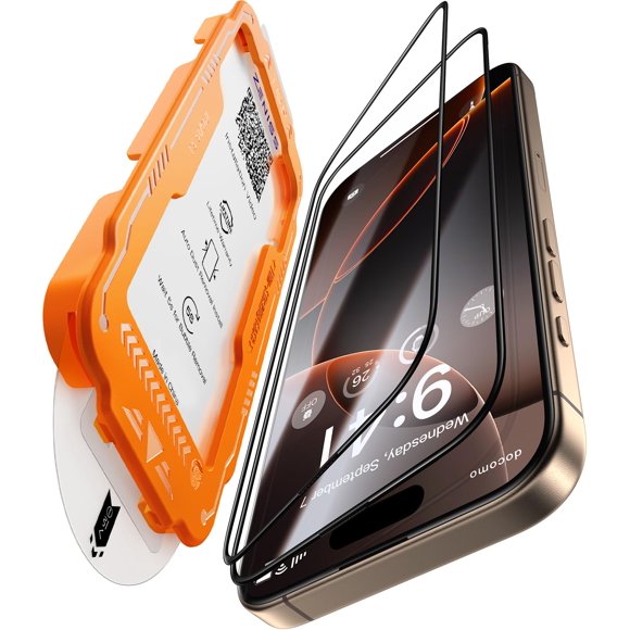 Protector de pantalla Zeniss NeverBreak de dureza 9H+ para iPhone 16 Pro