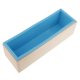 thumbnail image 5 of Molde De Pan De Jabón De Silicona Rectangular Con Caja De Madera Azul Molde Azul, 5 of 5
