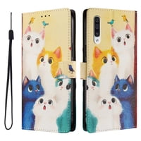 Foxdock Funda Tipo Cartera Para Samsung Galaxy A50/A50S/A30S Con Soporte Y Correa – Diseño De Patrones Lindos