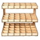 thumbnail image 5 of Organizador De Almacenamiento De Tinta De Bastidor De Pintura De Madera DIY 3 Capas De 54 Rejillas, 5 of 5