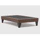 thumbnail image 2 of Base de cama de 1 plaza Felpa Marron 90x200cm, 2 of 3