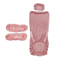 Magideal - Funda Extraíble Para Silla De Oficina, Funda Para Silla De Escritorio, Fundas Para Sillas De Ordenador, Funda Elástica Elástica Para Sillón Giratorio Rosa