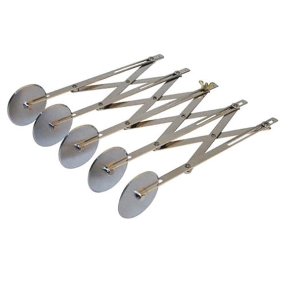 Divisor de masa Winco Winware de 5 ruedas de acero inoxidable