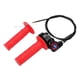 thumbnail image 1 of Cable De Acelerador Twist Acero Inoxidable Silicona Para 150cc-250cc ATV Rojo, 1 of 5