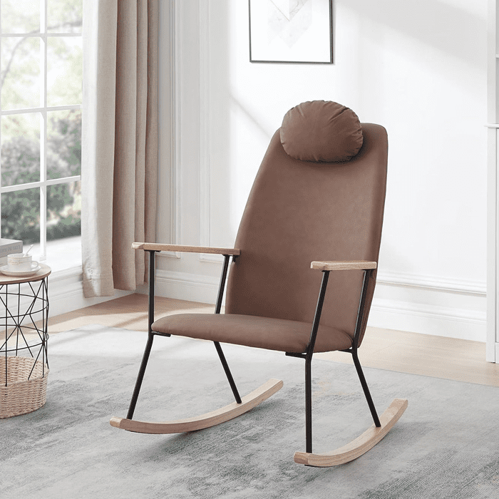 Muebles Santa Ana - Mecedora Brown Pu