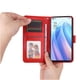 thumbnail image 5 of Funda tipo cartera FOXDOCK para OPPO Reno 7 Pro 5G , diseño girasol en relieve, cuero PU, cierre magnético, soporte y tarjetero, 5 of 5