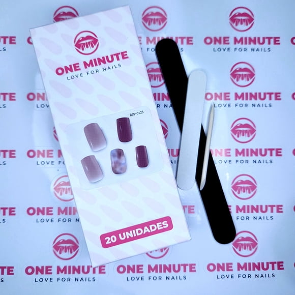Uñas gel semicuradas Diseño 125