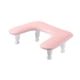 thumbnail image 3 of PU In Nail Hand Art Arte Nail Table Mesa de uñas Non -Sliding Tool o Living Room Tool en cuero en cuero para cuero para mujeres principiantes en uñas Rosa, 3 of 5