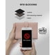 thumbnail image 4 of Cartera de viaje Karmiir RFID de piel rosa con soporte para pasaporte, 4 of 6