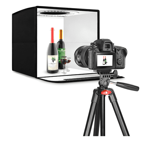 Rebajas - Estudio Fotográfico Portátil 40X40 Luz Led Full Accesorios