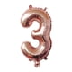 thumbnail image 1 of Globo grande dorado rosa número 3 para decoración de fiesta de cumpleaños de aniversario, 1 of 5