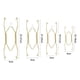 thumbnail image 1 of Kit 16 colgadores de platos acero inoxidable dorado, 1 of 3