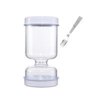 Bothyi - Tarro De Reloj De Arena Con Pepinillos Y Aceitunas Tarro Con Tapa De Pepinillos Para Remolacha Jalapeños Cebollas