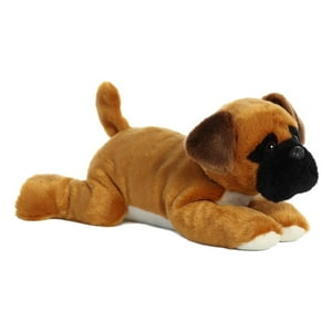 Peluche Aurora Flopsie Perro Boxer Café 15 Cm