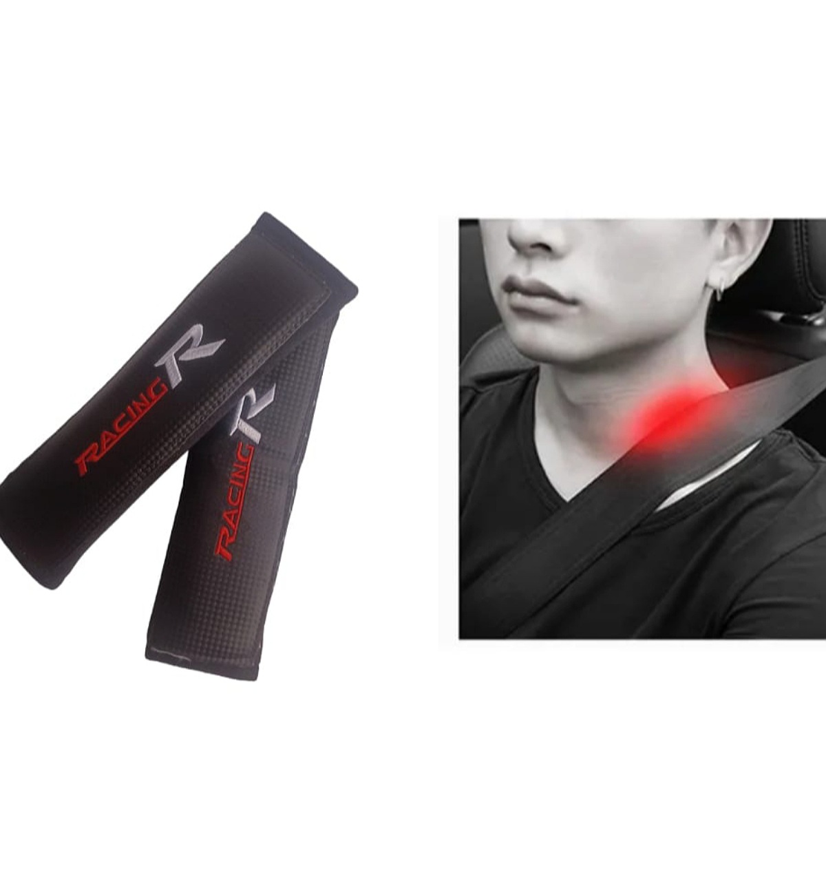 Mundo Accesorios - Cubre Cinturón De Seguridad De Autos, Almohadillas Protectoras