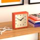 thumbnail image 4 of Reloj de escritorio JONES CLOCKS® Disco | Diseño cuadrado elegante | Naranja | Estiloso y fácil de leer para estantería, mesa, repisa o mesita de noche, 4 of 6