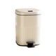thumbnail image 3 of Basurero Con Pedal Rectangular, Basurero Para Baño, Garaje, Entrada, Blanco, Gris, 10L, 3 of 3