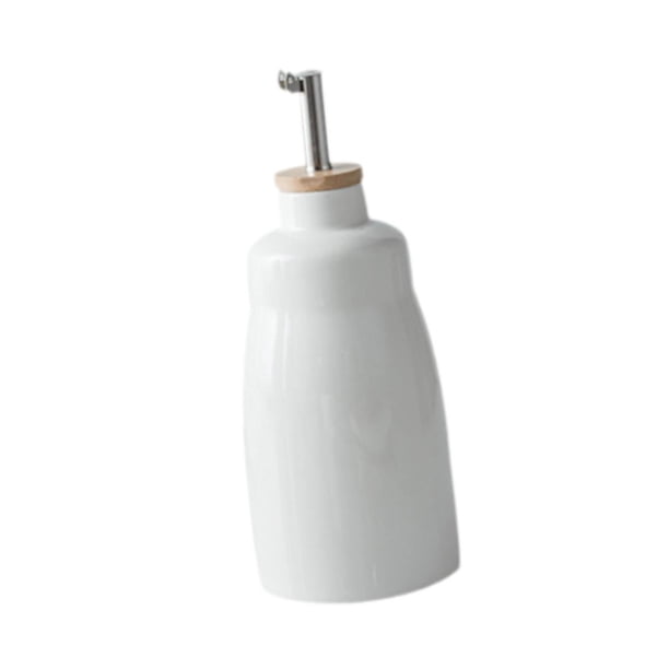 Dispensador de aceite de oliva de cerámica, bote de aceite de cerámica, botella de aceite de cerámica creativa, dispensador de vinagre para café, jara Pequeño