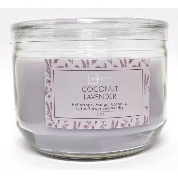 Velas y Esencias Aromática Coconut Milk & Lavender Morado, 1 Un