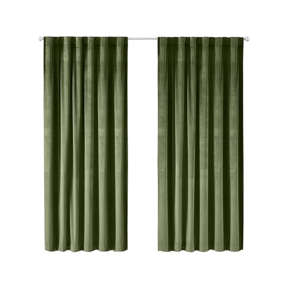 Cortina Better Homes Gardens Dutch Velvet 213cm Verde Blackout