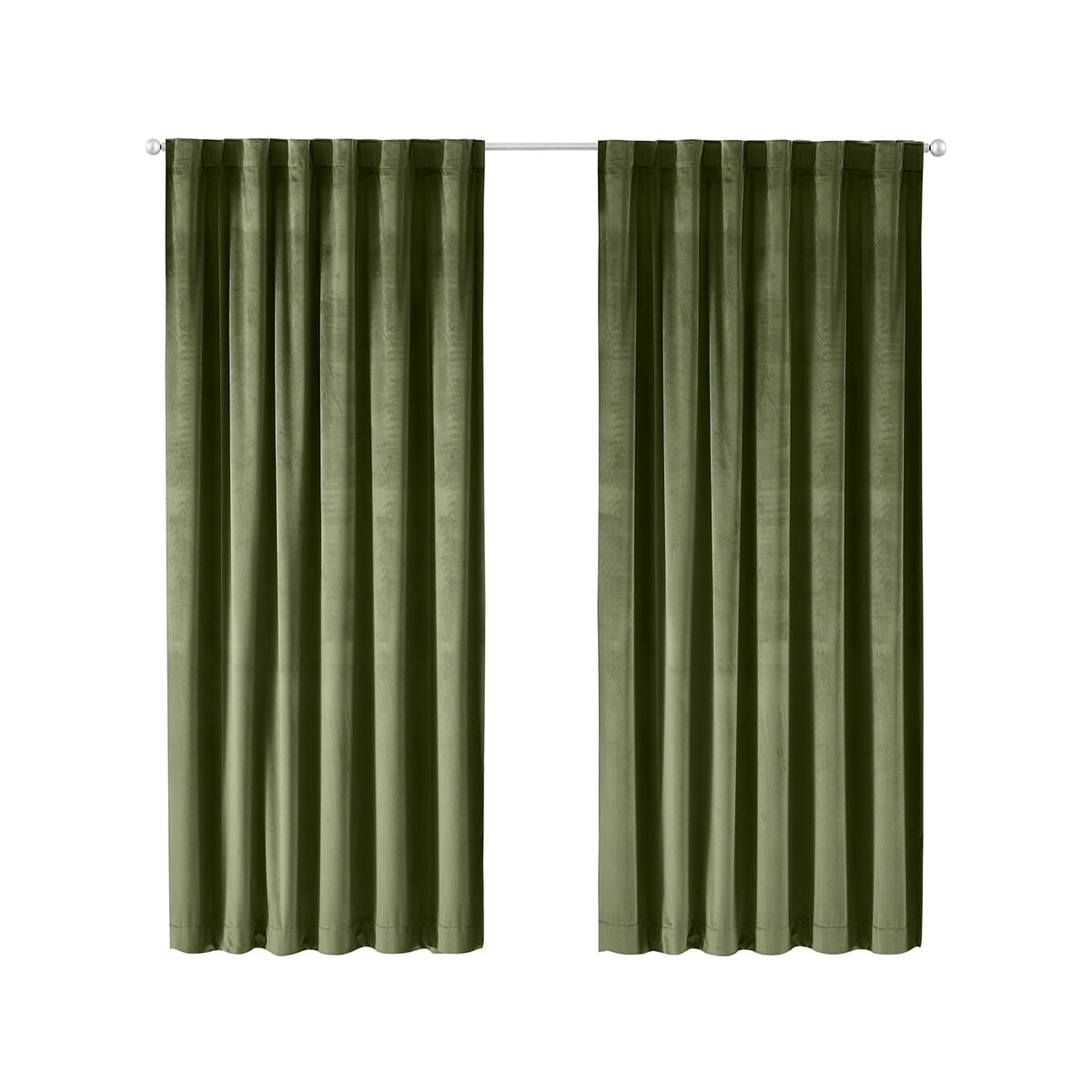 Cortina Better Homes Gardens Dutch Velvet 213cm Verde Blackout