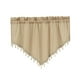 thumbnail image 2 of Cenefa Triangular Para Tratamiento De Ventanas, Cortina Para Cocina, Cafetería, Sótano, Color Beige, 2 of 5