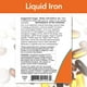 thumbnail image 3 of Suplemento NOW Iron Liquid, 18 mg, mineral esencial, 240 ml, 3 of 3