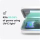 thumbnail image 2 of Caja desinfectante UV para teléfono celular PhoneSoap 3 y cargador doble, color blanco, 2 of 8