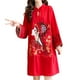 thumbnail image 1 of Vestido Lady Qipao Suave Mujer Cheongsam Mejorado Para Uso Diario Viajes Boda M Tamaño Rojo., 1 of 3
