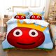 thumbnail image 1 of Red Ball Bedding Set Bed Set Aldult Kid Bedroom Duvetcover Sets Kawaiibed sheet set, 1 of 5