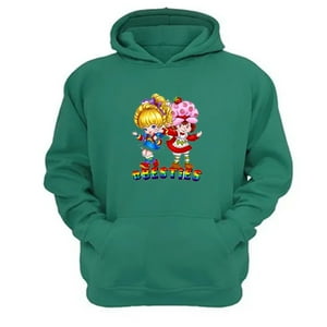 Genérico - Polerón Canguro Frutillita Y Rainbown Brite Verde Aguamarina Talla Xl Unisex