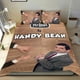 thumbnail image 1 of Sr. Bean Conjunto de sábanas temático, trío de piezas, cómodo y amigable con la piel, diseño único, regalo de decoración para el hogar para familiares, amigos y fans,140cm *210cm, 1 of 6