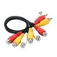 thumbnail image 3 of 3 RCA Jack A 6 RCA Enchufe Divisor Audio Video Cable Adaptador AV, 3 of 3