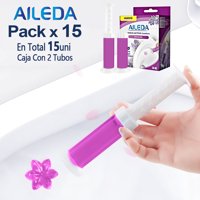 Bloque Adhesivo Inodoros /Limpiador - Aileda Aroma A Lavanda 36Ml En Total 15 Cajas